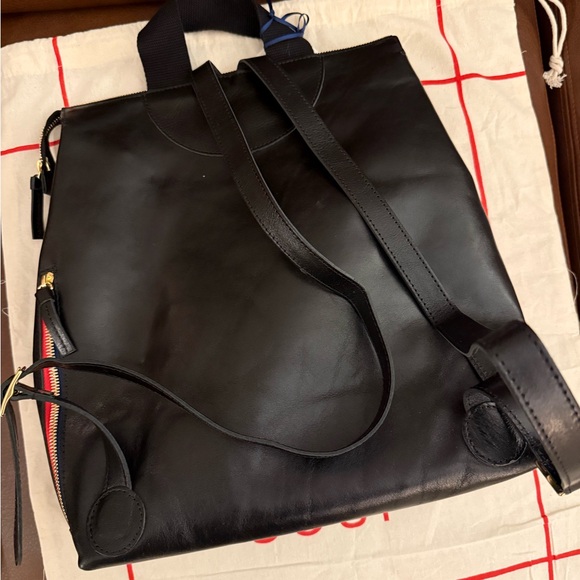 Clare V Remi Backpack Black Leather with Gold Hardware - Picture 5 of 7